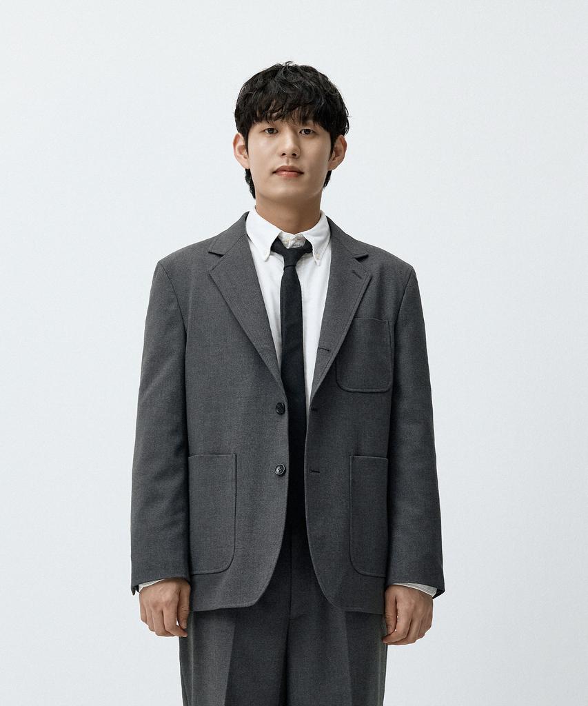 Madmars Strapata Comfort Suit Jacket Grey Mmffmsj-101Gr