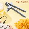 1 paio di bacchette da dito per uso alimentare riutilizzabili per giocatori, pinze per snack, pinze per patatine, pinzette per cibo, regalo di Natale per giocatori