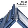 Vollständig stoßfeste Leder-Glas-Bildschirm-Kamera-Schutz-Handyhülle mit Stifthalter für Samsung W25 Z Fold 7 6 5 4