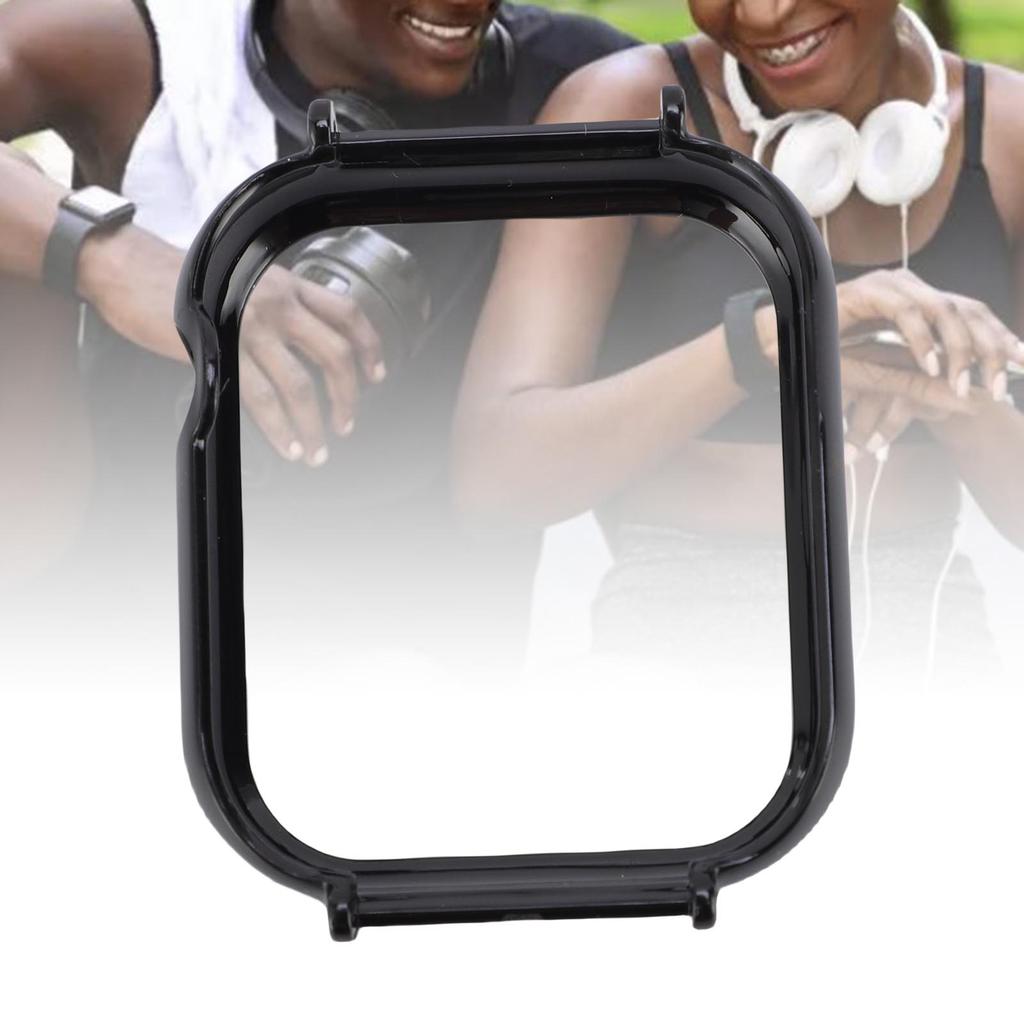 Watch Bumper Case Fit for 20mm Strap Scratchproof Shockproof PC Slim Smartwatch Ive Cover Frame