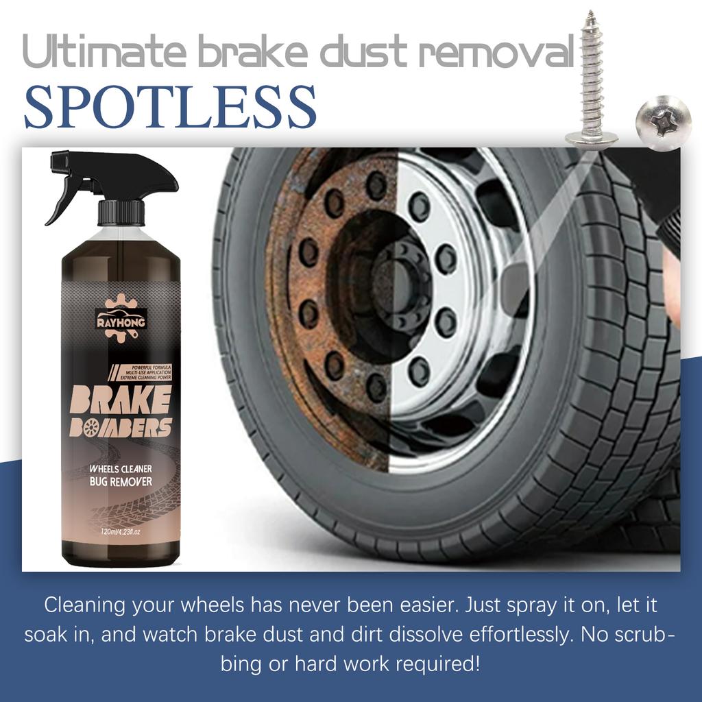 Car Wheel&Tire Cleaner - Brake Dust Grime Dirt Remover - Alloy Rim Cleaner For Cars/Trucks/Suvs - Non-Corrosive Formula Restores