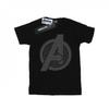 Marvel Womens/Ladies Avengers Endgame Iconic Logo Cotton Boyfriend T-Shirt