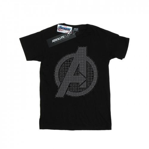 Marvel Womens/Ladies Avengers Endgame Iconic Logo Cotton Boyfriend T-Shirt