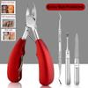 Toe Nail Clippers Correction Thick Nails Ingrown Toenails Nippers Cutters Dead Skin Dirt Remover Pedicure Care Tool