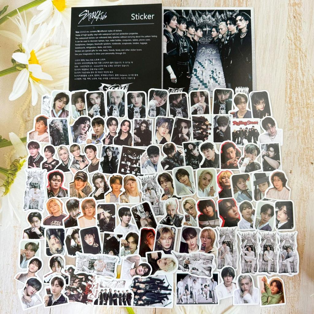 96Pcs Straykids Stickers Skzoo New Album Giant Merchandise Huang Xuanchen Merchandise Handmade Account Cute Stickers