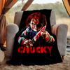 Chucky Flannel Blanket Soft Warm All-Season Throw, Design for Camping, Car Travel, Hiking Sofa, Bed, Office Perfect Gift for Parties