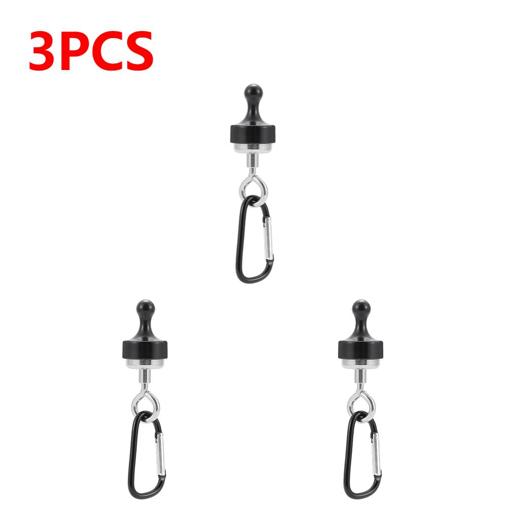 1-40PCS Strong Magnetic Carabiner Portable Tent Canopy Carabiner Magnet Hanger Outdoor Camping Lights Strong Magnetic Hook