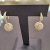 ARTRIA Front Cubic Ball Hook E Silver Needle Earrings CHAERET0023WHF