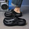 Fashion Summer Men Sandals Platform Slippers Couples Casual Shoes Slip-On Outdoor Clogs Non-Slip Comfortable Outdoor Beach Shoes