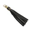 Handmade Tassels Keychain Bag Charm Stylish PU Leather Tassels Keychain Pendant With Metal Rings For Secure Attachment