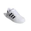 adidas Neo Breaknet Abrasion Resistant Low Top Kids' Skateboarding Shoes White Black Children Aged 3 7 Years Old FZ0106
