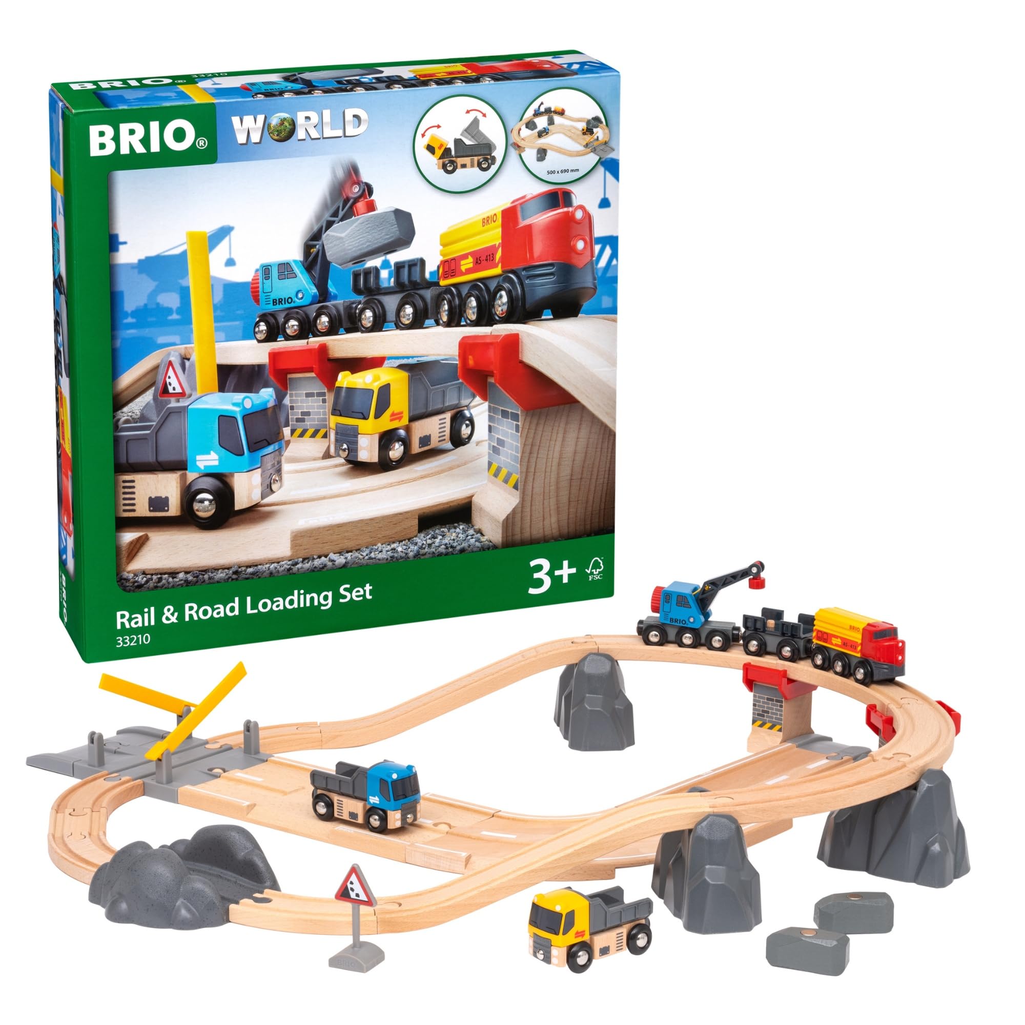 

BRIO Rail & Road Quarry Set 33210