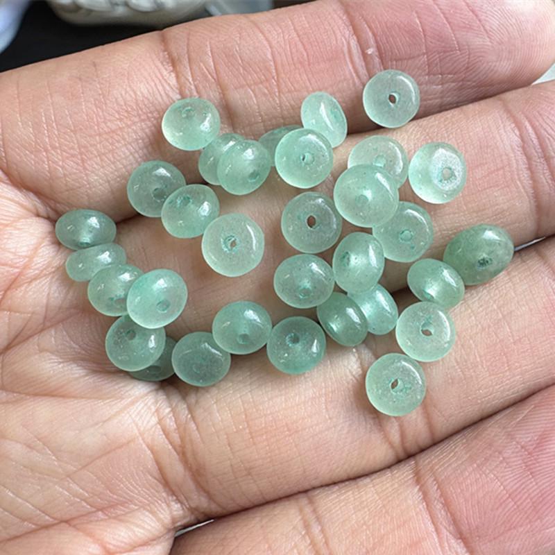 Dongling Agate Light-Colored Spacer Beads for Wenwan, Star Moon, and Bodhi Seed Bracelets - DIY Accessories