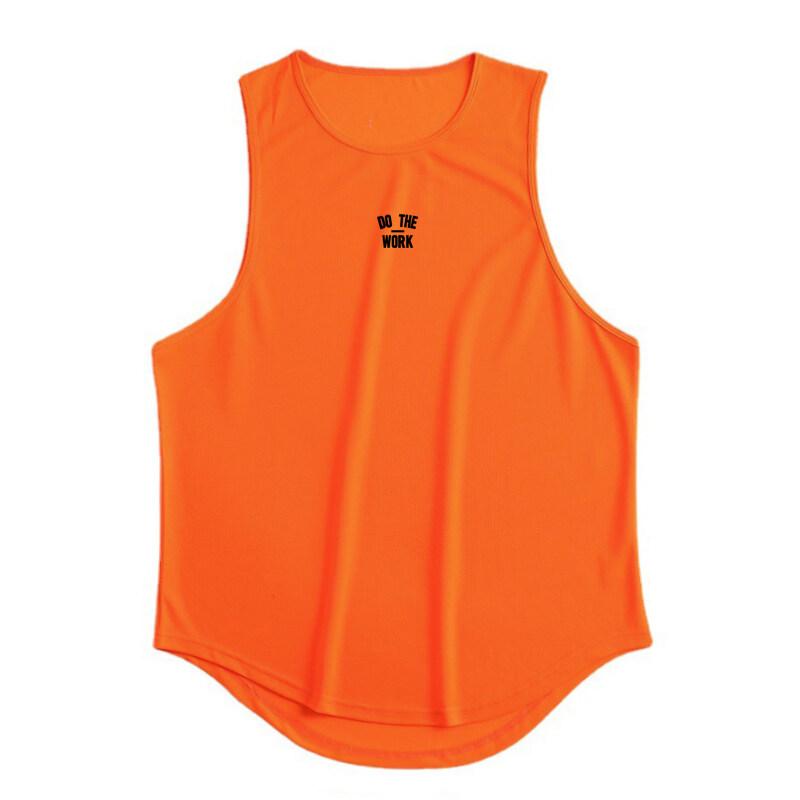 Muscleguys Summer Loose Mesh Tops Bodybuilding Vest Workout Shirt Muscle Guys Vest Mens Fitness Stringer Tank Top Printed Tops