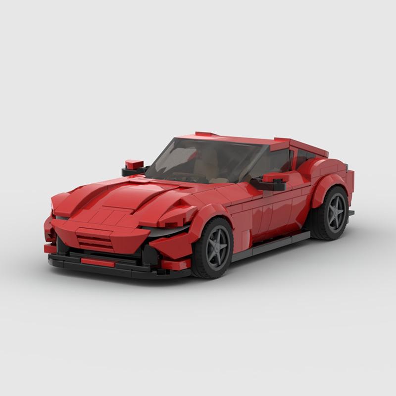 

Creative MOC 8-Stud Ferrari Roma Model Building Blocks - Speed Series
