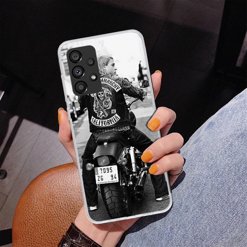 Sons Of Anarchy Black Phone Case For Samsung Galaxy A17 A16 A15 A14 A13 A57 A56 A55 A54 A53 A37 A36 A35 A34 A33 A26 A25 A24 A23