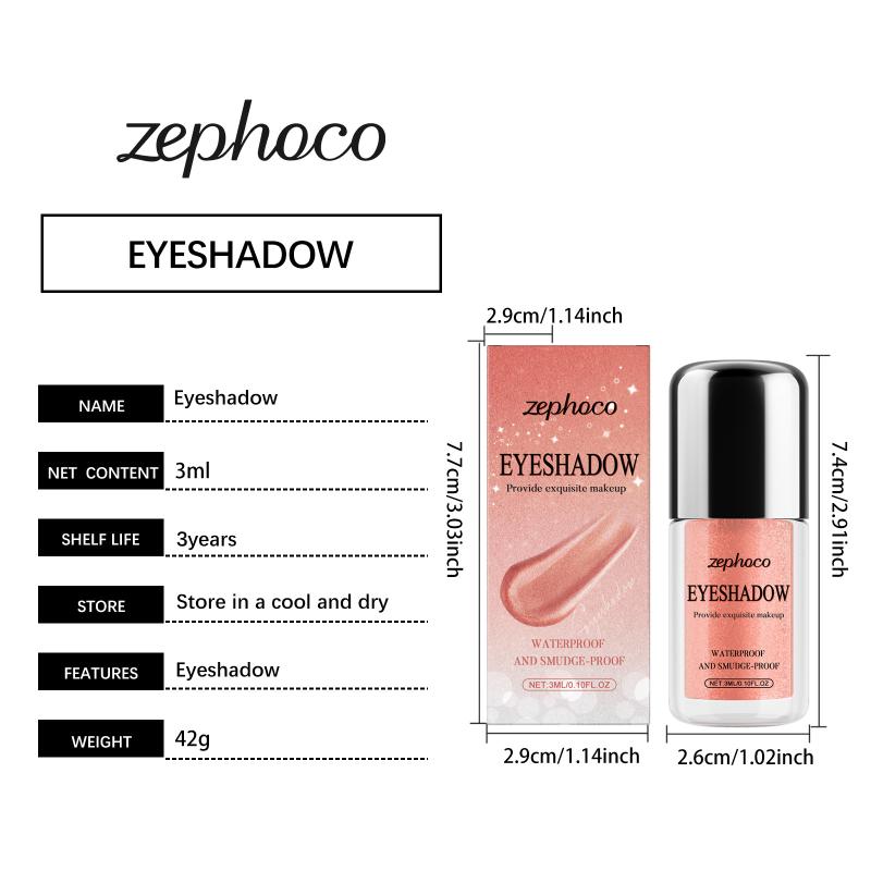 Color Flash Liquid Eyeshadow Waterproof Brightening Easy To Apply Eye Shadow For Daily Wear Makeup Eye Makeup Cosmetics