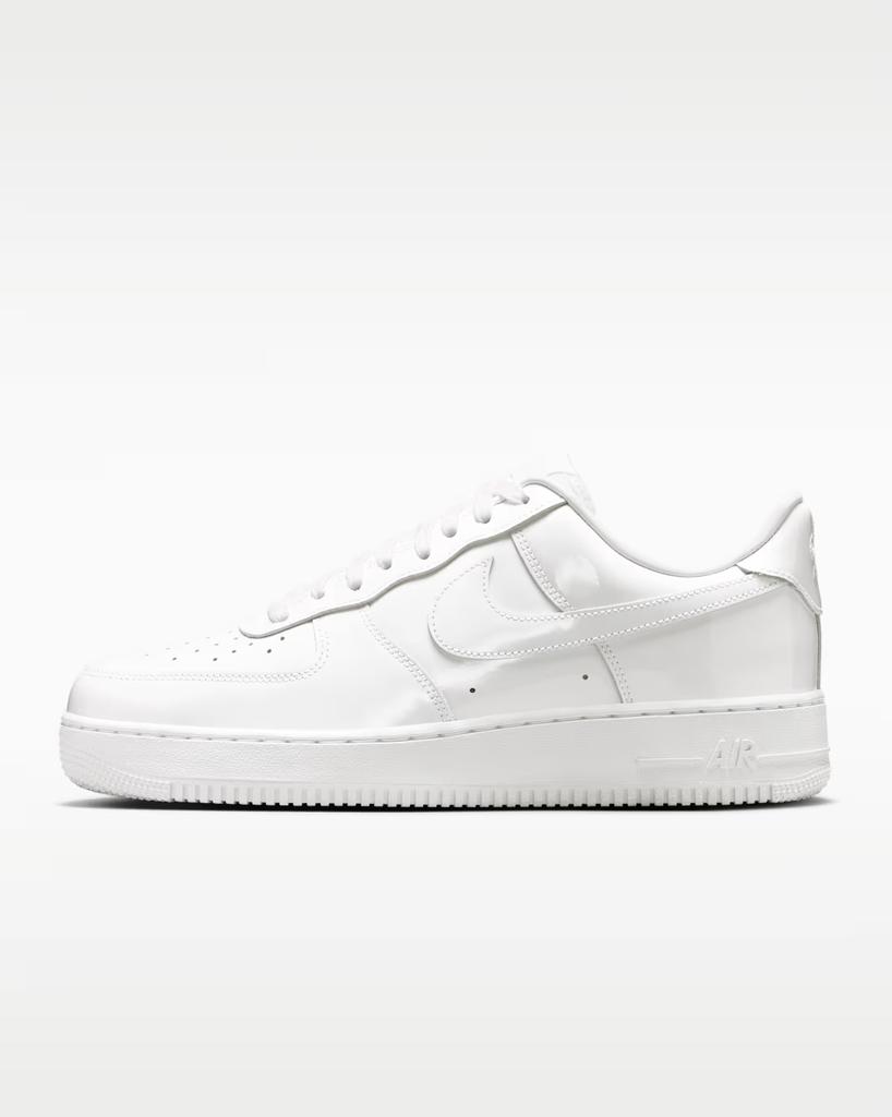 IV2857-100 Nike Air Force 1 '07 Patent Leather Triple White (Men's)