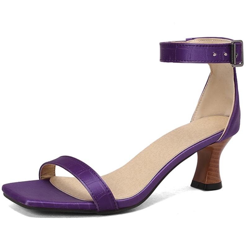 

Элегантные летние туфли для женщин, сандалии 2024 года, зеленые, белые, зеленые, черные, шлепанцы, низкие каблуки, танцевальная обувь для вечеринок, женская, большого размера 45 49 фиолетовый