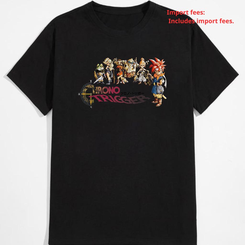 Vintage Chrono Trigger T-Shirt for Men, Sizes S-5XL M