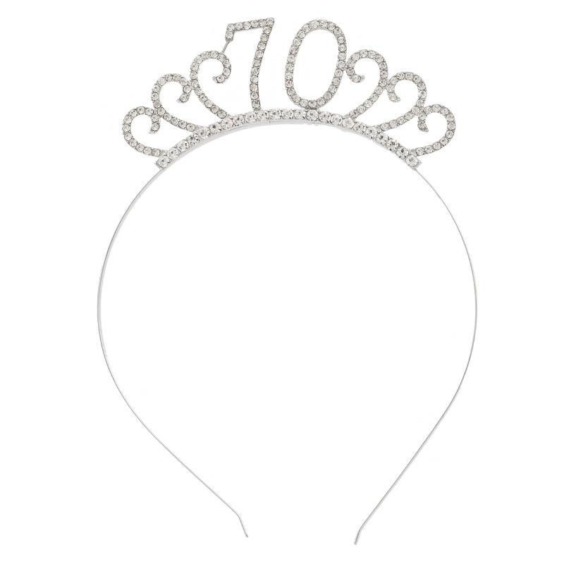 New Birthday Crown Headband - European & American Style for 1st Birthday Party