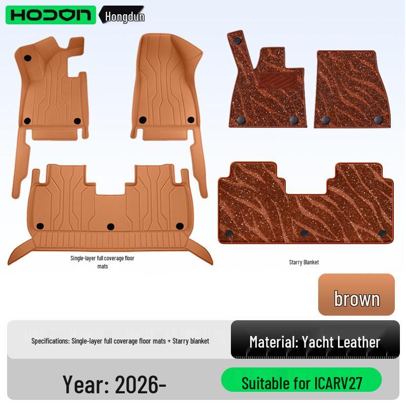 Chery ICAR V27 2026 Full Floor & Trunk Mats - Interior Upgrade
