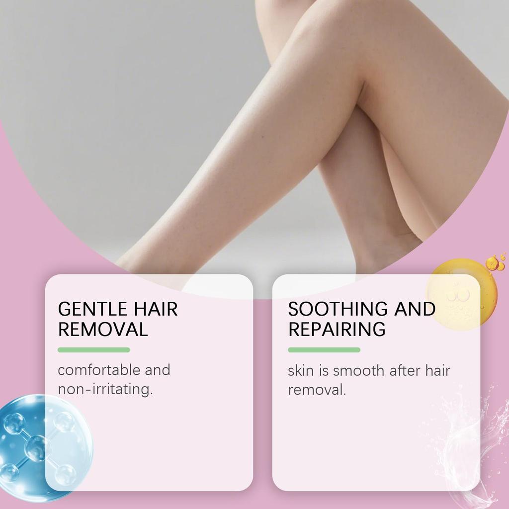 Gentle Hair Removal Cream Smooth Skin Health Painless Hair Remover Growth Inhibitor for Men Woman Body Care Lasting Results