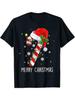 Men'S Funny Christmas T-Shirt with Santa'S Naughty List Graphic - 100% 180gsm He