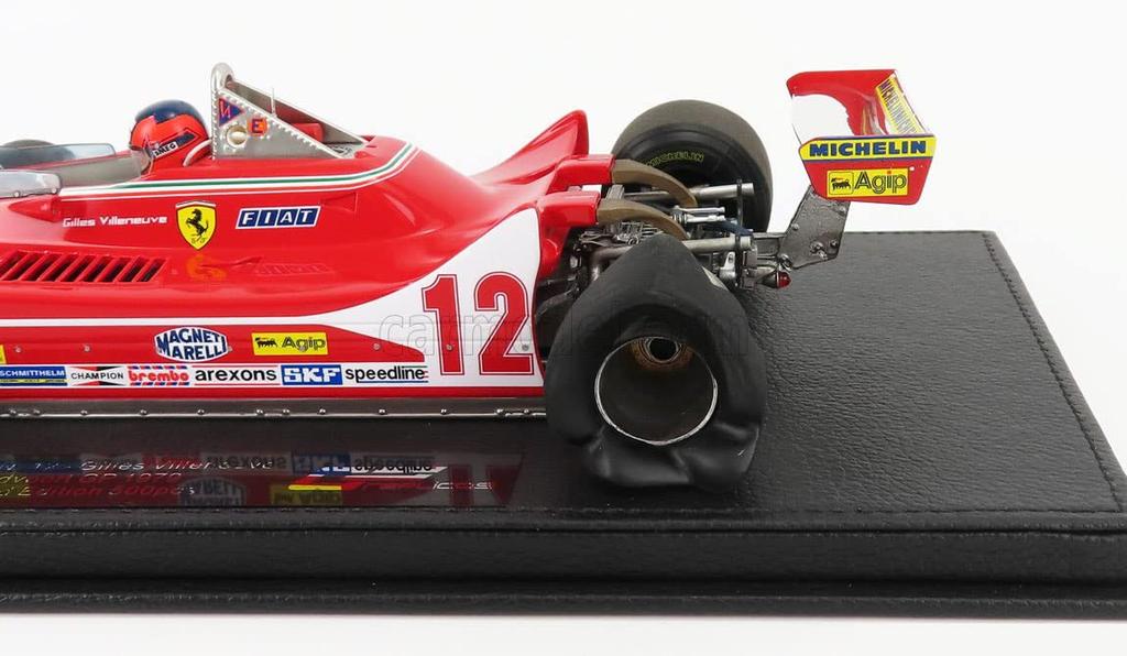 GP REPLICAS Scale Ferrari F1 312 T4 Dutch Grand Prix 1979 Gilles Villeneuve Ferrari GILLES VILLENEUVE GP002CN Limited To 500 Units 1/18 #12