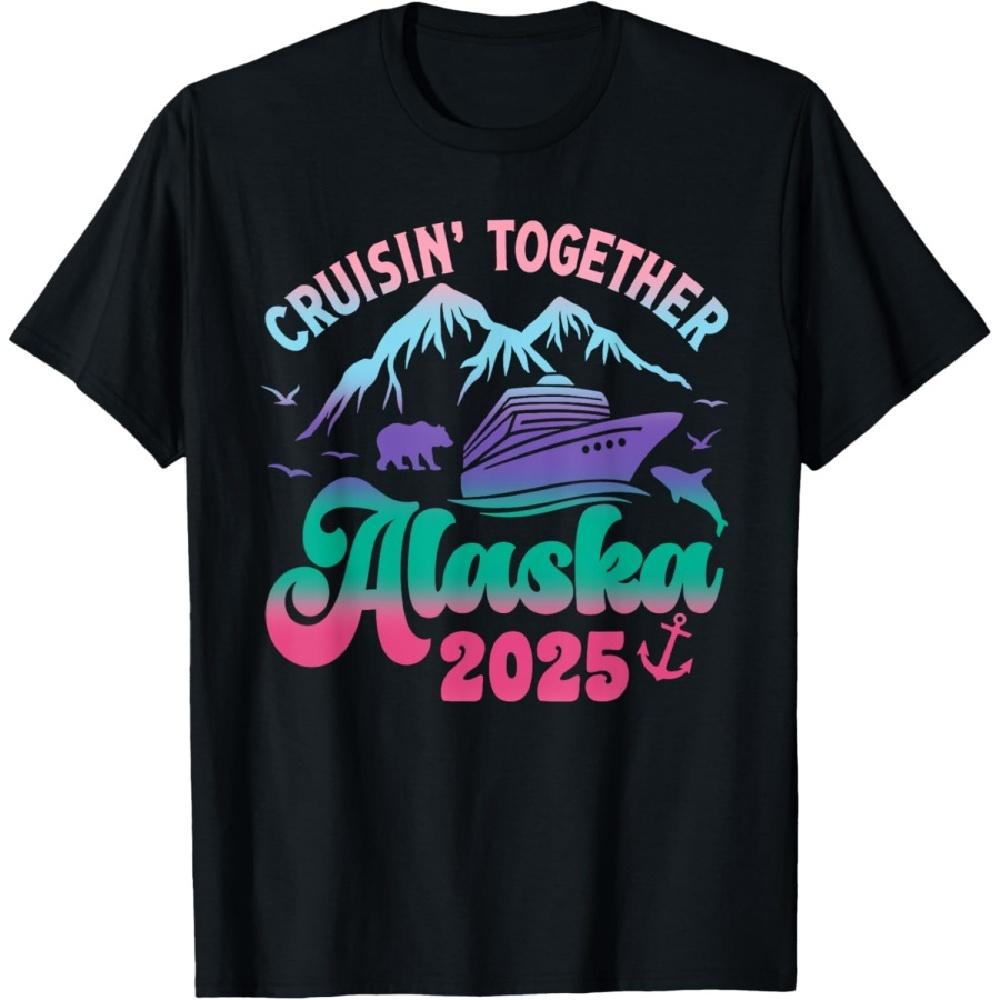 Alaska Cruise 2025 Matching Family Men Women Kids Girl Boy T-Shirt