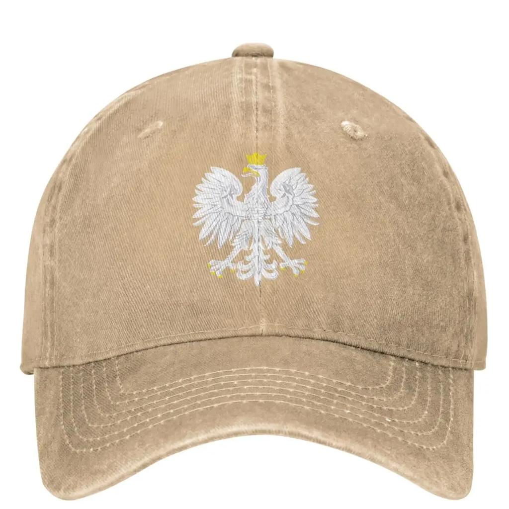 Polish Eagle Casual Baseball Cap Polska Poland Trucker Hat Tennis Skate Snapback Cap FeUnisex Unisex Street Style Baseball Caps