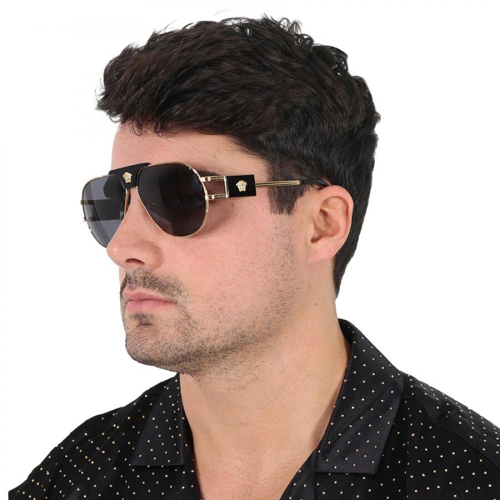 VerSace Dark Grey Pilot Men S SunglaSSeS Ve2252 100287 63