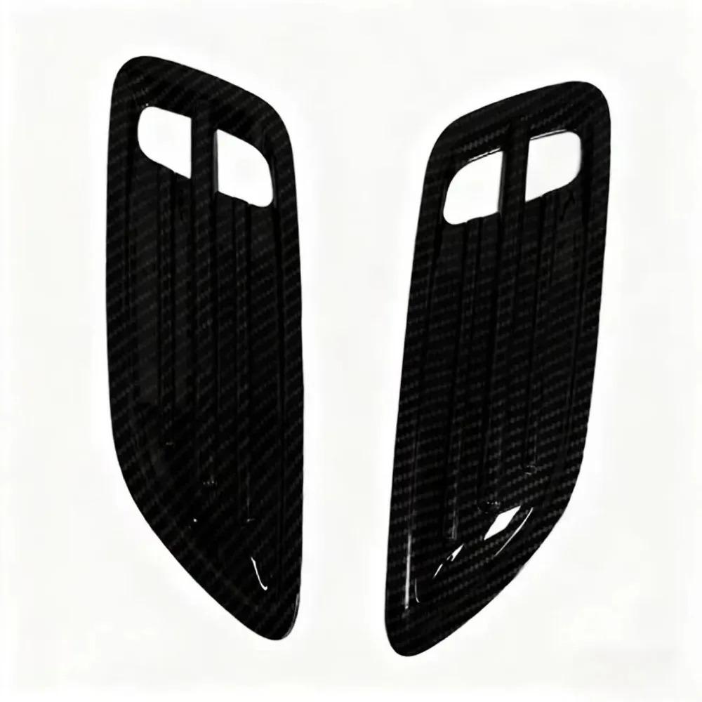 For KIA Stinger 2018- Car Exterior Decoration Cover Trim Kit Front Rear Bumper Spoiler Fender Side Vent Cover Grille Trim