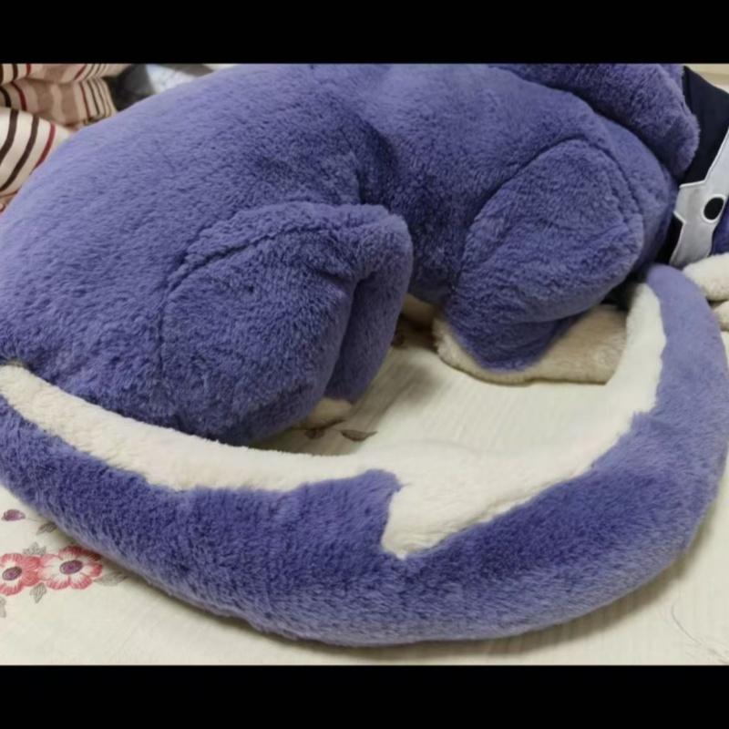 60cm Big Size Monster Hunter Plush Palamute Canyne Pillow Doll Kawaii Dog Cushion Amuseable Toy Super Soft Gift Kids Game Anime