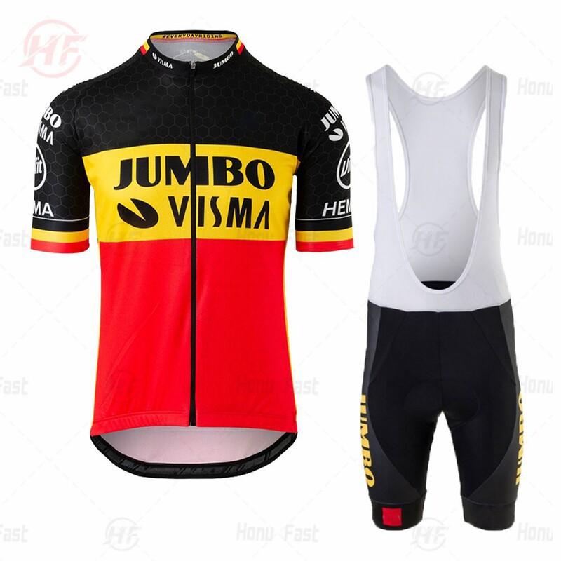 Mens Cycling Jersey Set Quick Dry Breathable Short Sleeve Bike Outfit Road Sportswear