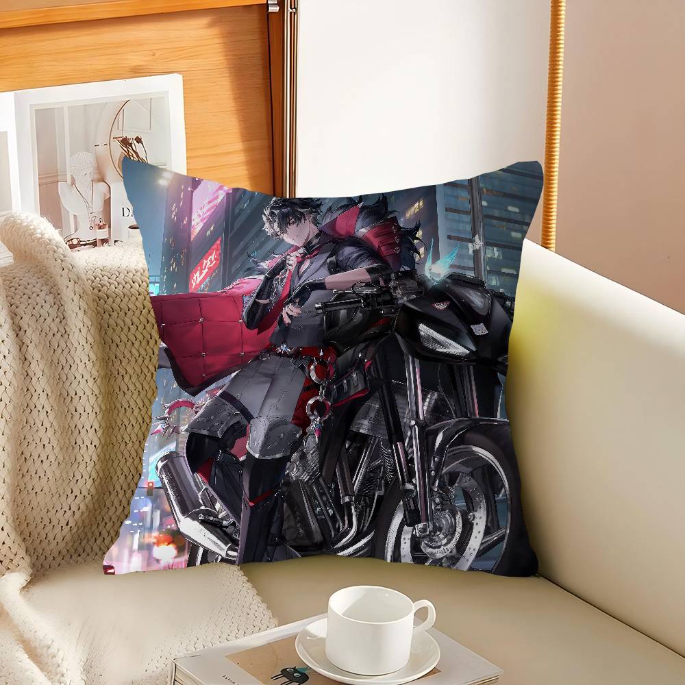 

Anime Wriothesley Pillow Case Throw Pillow Chair Seat Cushion Nap Pillows Office Chair Cushion Seat Soft Pad Pillow Sofa Cushion 16x16Inch