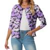 Women's Fashionable, Casual, Comfortable Halloween Print Cardigan Jacket