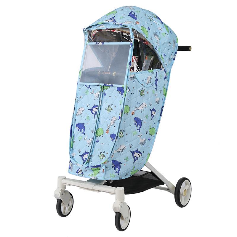 Essential Rain Cover for Baby Stroller, Carrier, and Rattan Chair - Windproof and Warm Protection Against Droplets