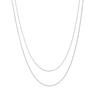 Cui Yan S925 Sterling Silber Doppellagige Runde Perle Koreanischer Stil Verstellbare Choker-Halskette für Damen