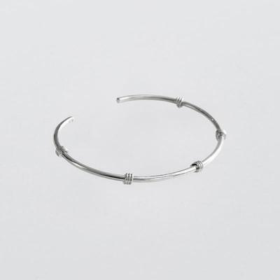 Ein weiterer Layer Mini-Seilarmreif (Silber925)