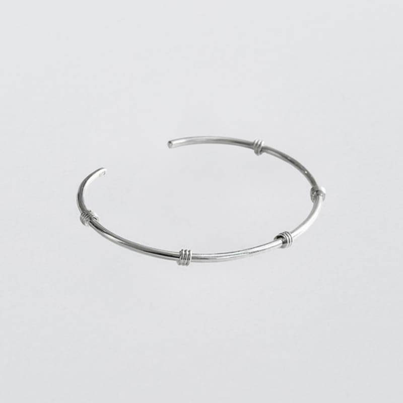 Another Layer Mini Rope Bangle (silver925)