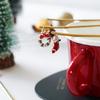 New Year 2021 Merry Christmas Stainless Steel Spoons Xmas Party Tableware Ornaments Christmas Decorations for Home Table Navidad Noel Gift