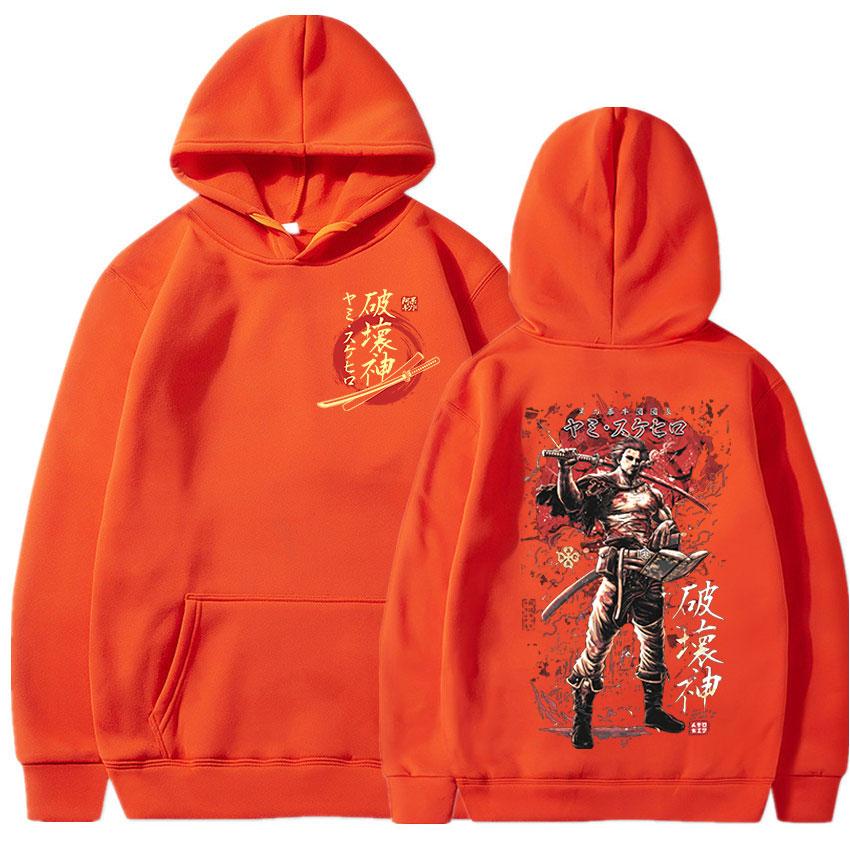 

Толстовка с капюшоном «Черный клевер» в стиле аниме Yami Sukehiro, толстовка с рисунком для мужчин и женщин, модный повседневный пуловер с длинными рукавами, уличная одежда, спортивный костюм большого размера 4XL оранжевый