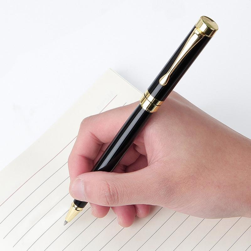 Klasyczny Luksusowy Zestaw Długopisów Podpisowych Metalowy Długopis Żelowy 0,5 mm Końcówka dla Uczniów Nauczyciela Menedżera Prawnika Profesora