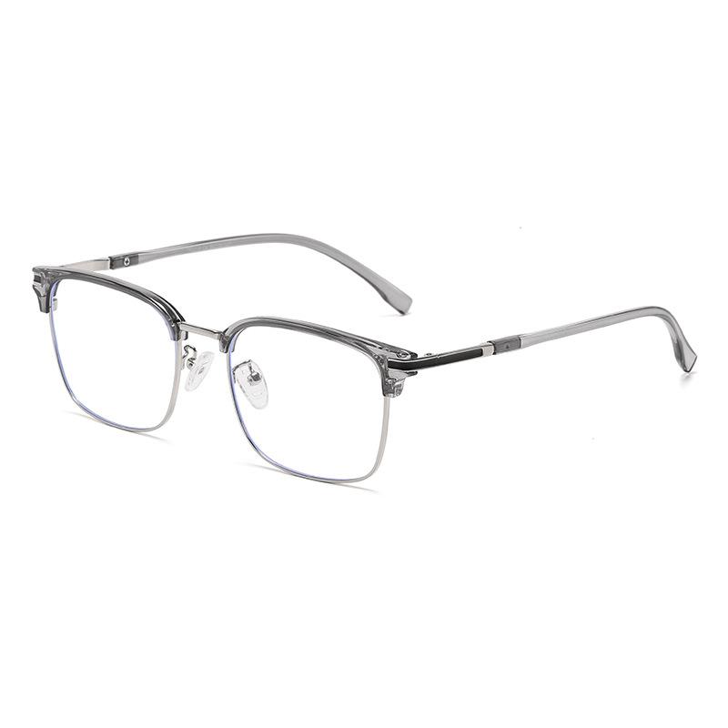 

Design Men Women Eyebrow Eyeglass Frame Anti Blue Light Shortsightedness Prescription Lens Custom Nearsighted Glasses Color Shift 0