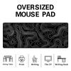 Alfombrilla de Ratón Gaming Gamer Accesorios de Ordenador Alfombrilla Grande para Teclado Alfombrilla de Mesa Negra Alfombrilla de Ratón para Oficina Accesorio de Escritorio para Portátil