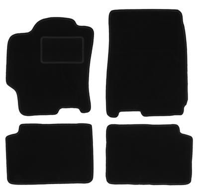 Black Velour Floor Mats For: Mazda 323 BJ Sedan, Hatchback, Break, Station Wagon (1998-2003)