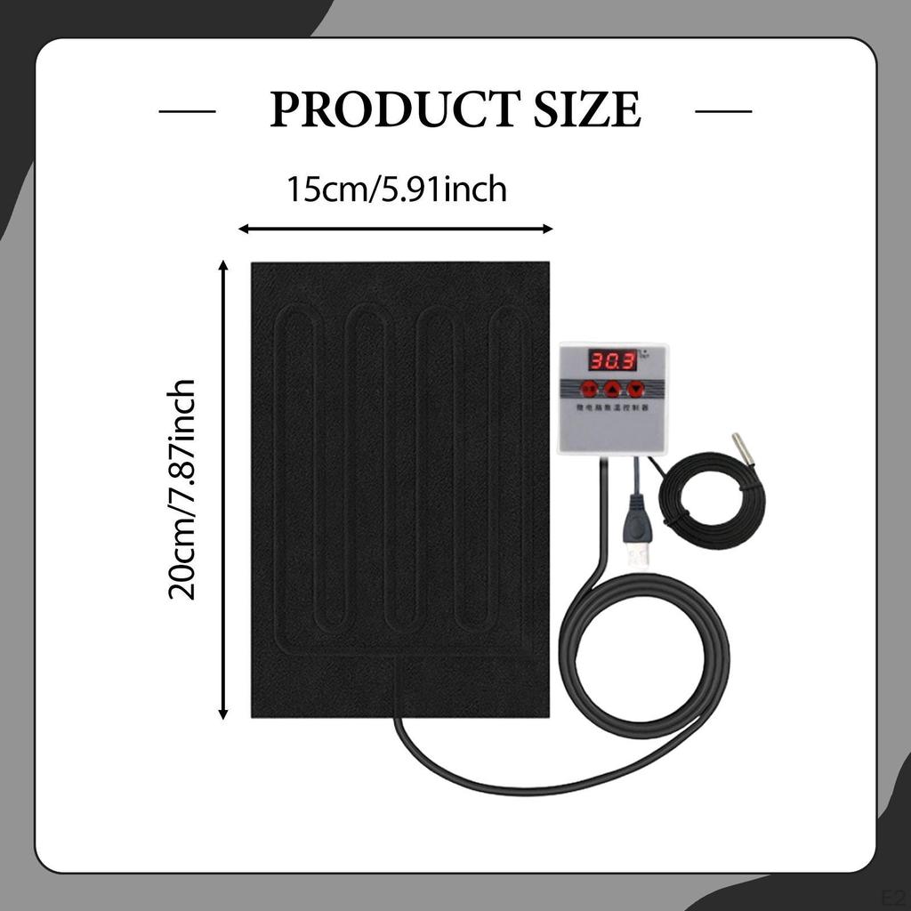 Elektrische Heizmatte für Reptilien, USB-Anschluss, Mehrzweckmatte Terrarien Und