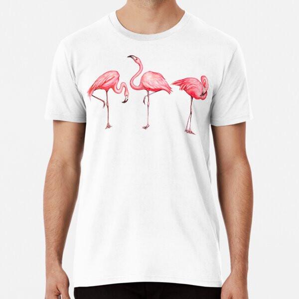 

Flamingo Pattern - Black S to 5XL Made in the AU/USA T-Shirt 2XL