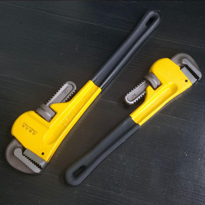 1pcs Heavy duty pipe pliers multi-function wrenchs Quick disassembly wrench with extended handle and labor-saving pipe pliers